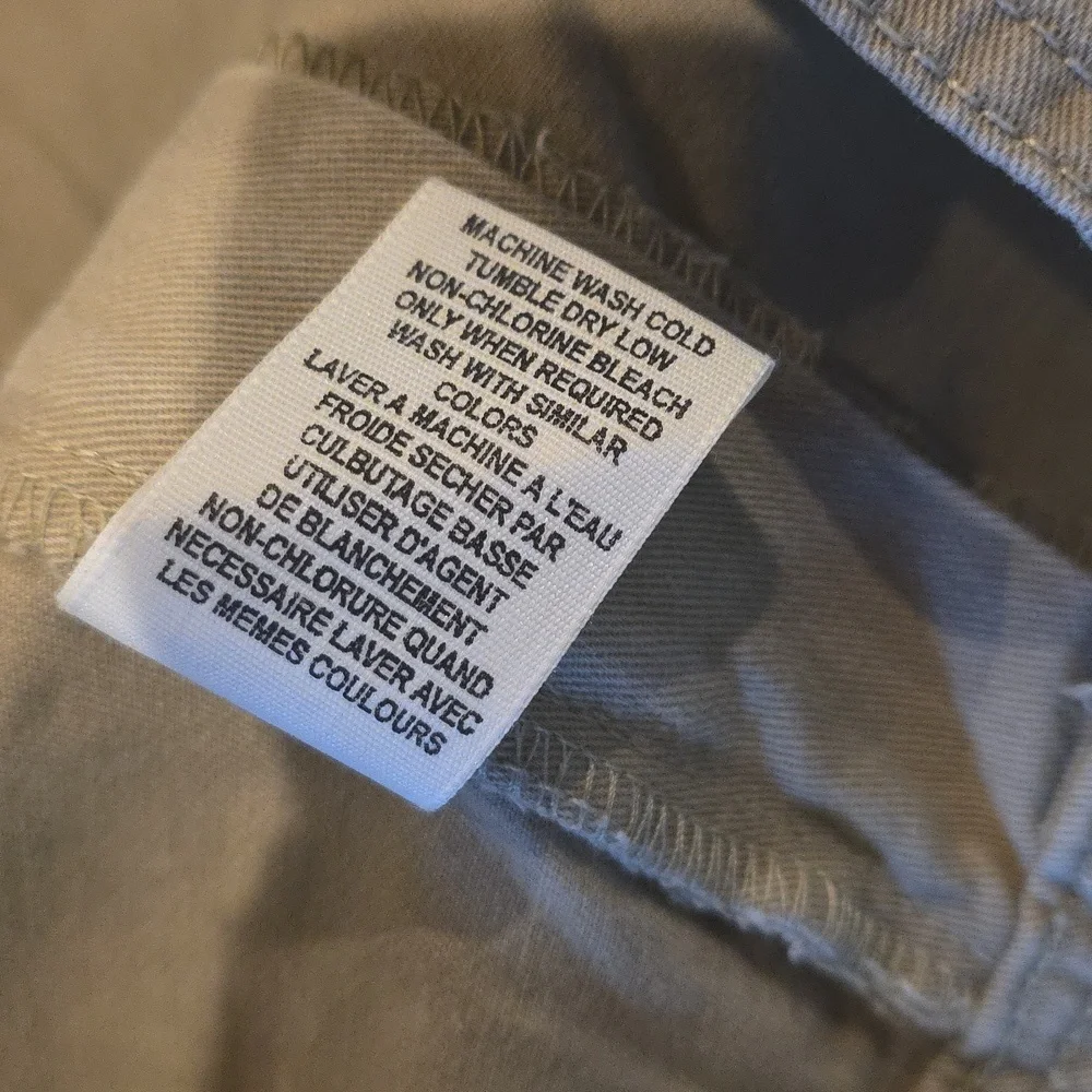Polo Jeans Co. Men's Vintage Y2K Beige Flat Front‎ Cargo 8
